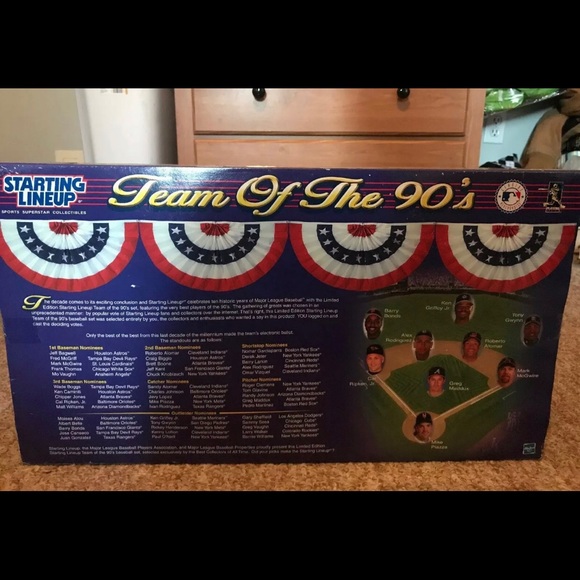 Starting Lineup Team of the 90s MLB - Picture 2 of 4